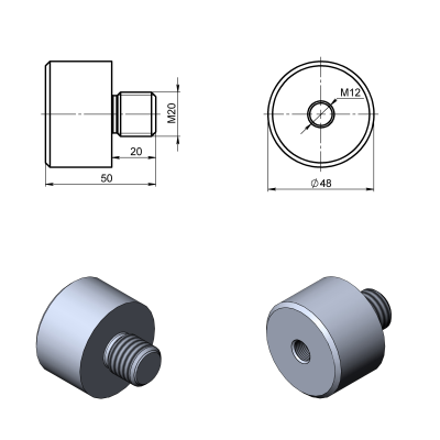 RS-ADAP-M20M-M12F